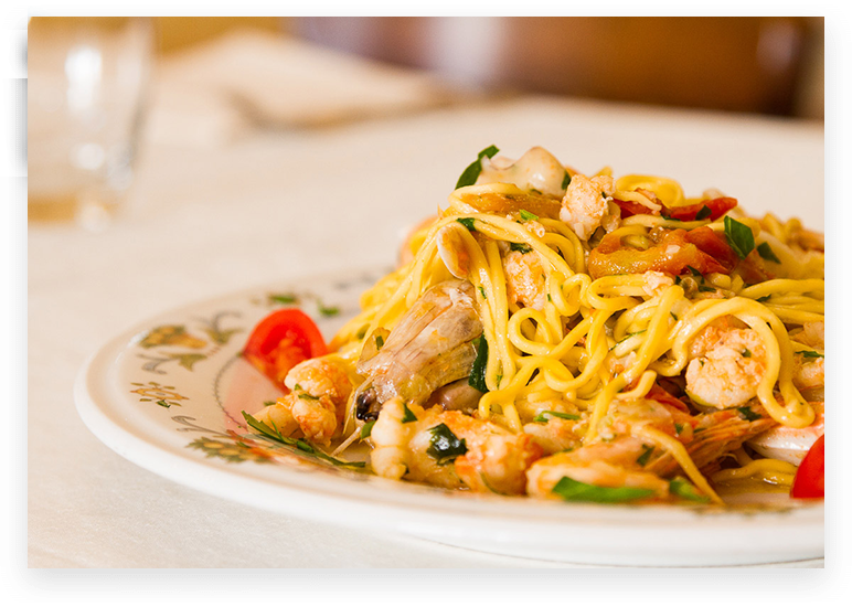 Primi piatti di pesce al ristornate Nonna Maria a Termoli